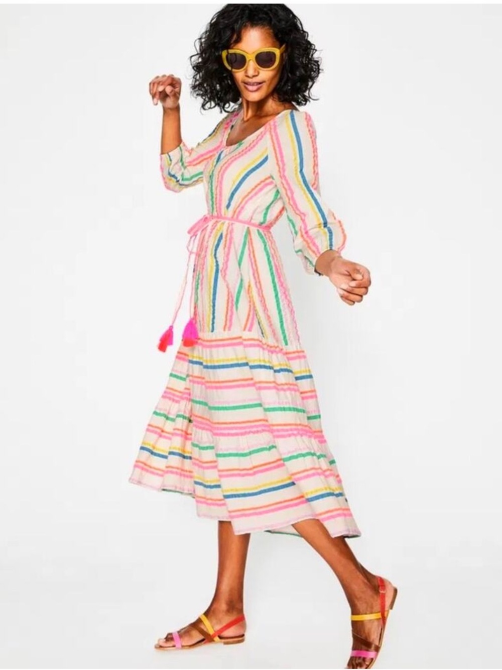 Boden Dress 2 Boho Cotton XS dress Cordelia Small Anthropologie Vacation Cruise